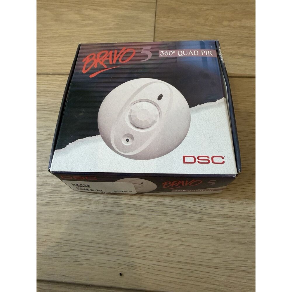 DSC Bravo 5 BV-500 Ceiling-Mount Quad PIR Motion Detector- New In Box